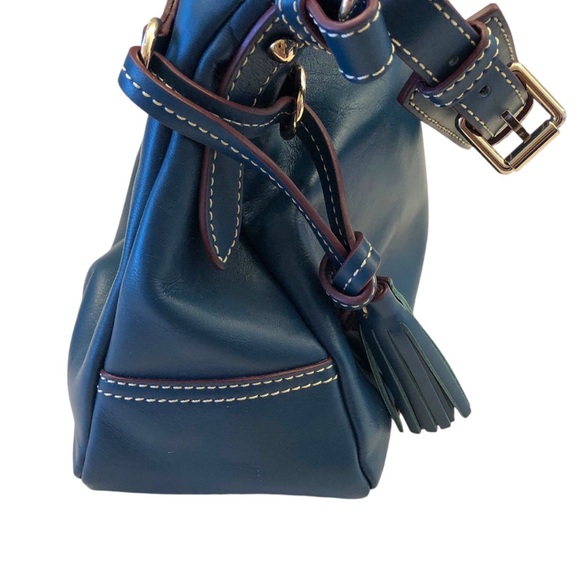 Dooney & Bourke Teagan 2pc Italian Vacchetta Leather Florentine Satchel MultiHP - Picture 7 of 16